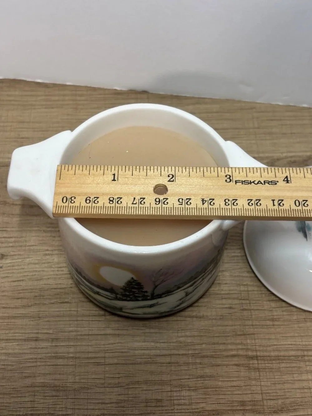 Bone China Candle Made For Shaklee Corporation Made in Taiwan Vintage 1980s